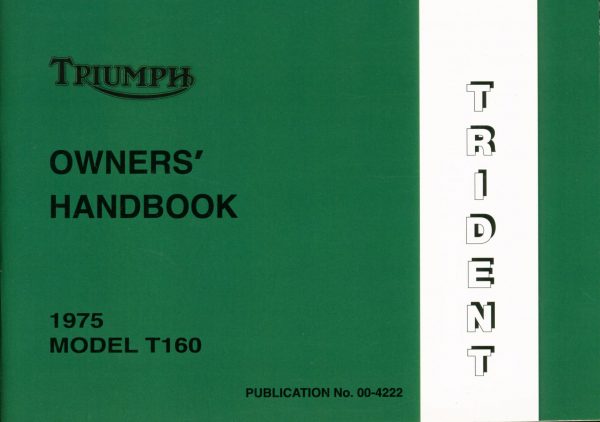 Triumph T160 Handbook