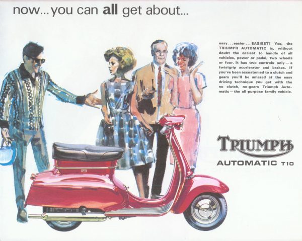 Triumph T10 Scooter Brochure 1965